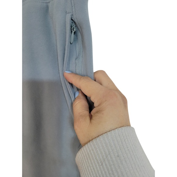 Mta Women's Elastic Waist Soft‎ Pants Light Blue Size M Comfy Cozy - Picture 5 of 10